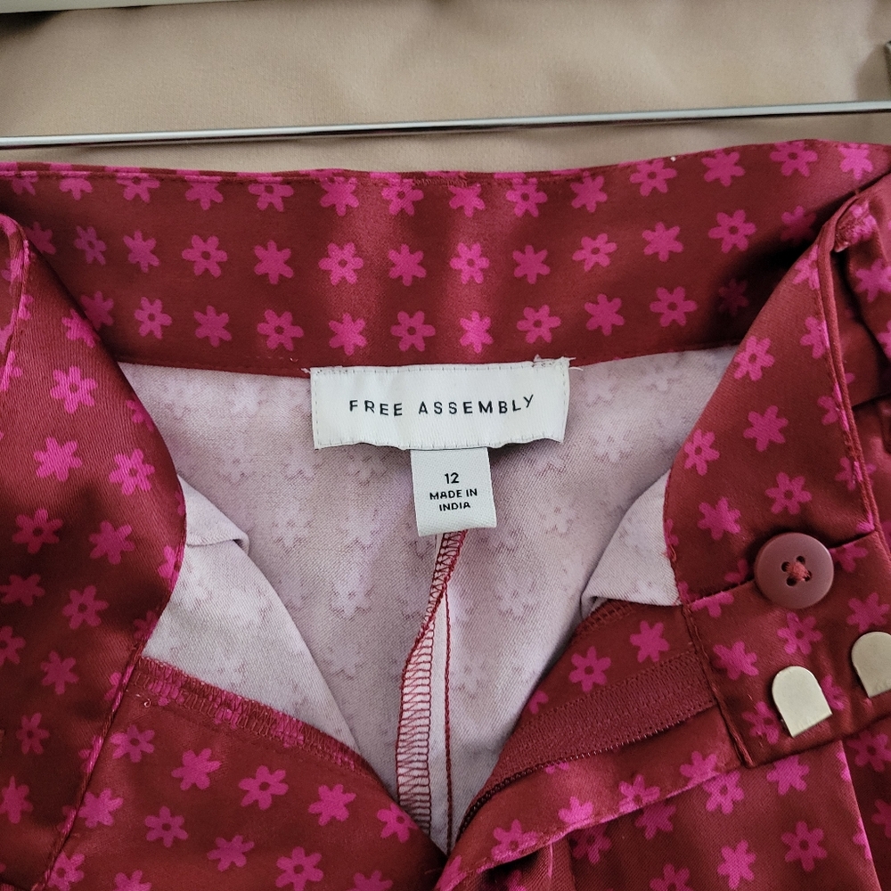 Free Assembly Satin Pants